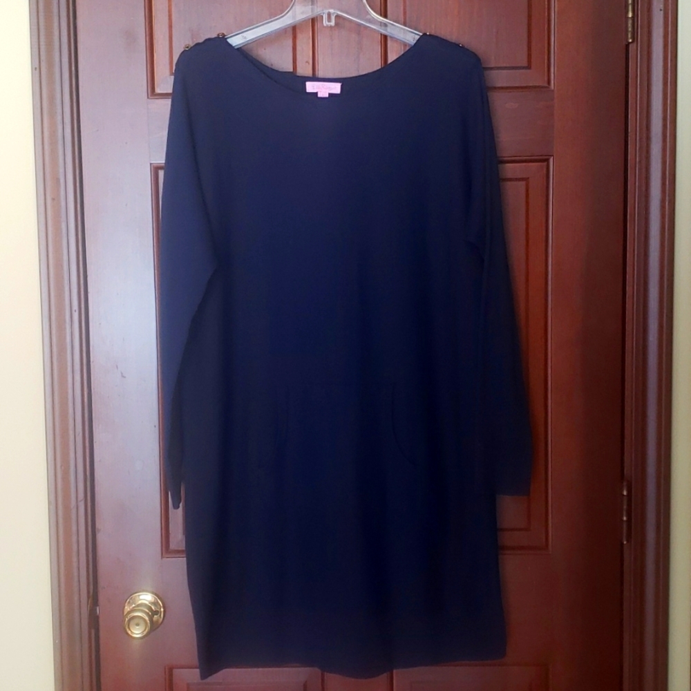 Lilly Pulitzer Navy sweater dress